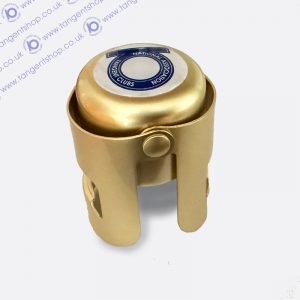 Champagne/Wine  Stopper in Gold in a velvet pouch